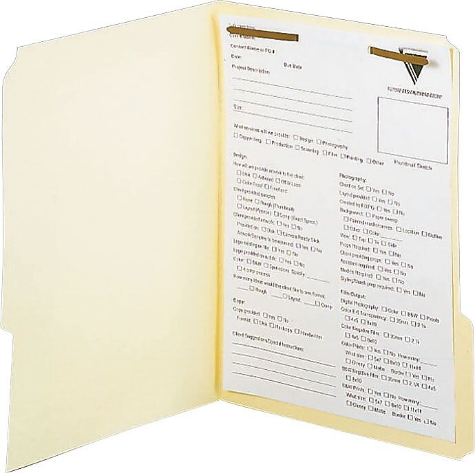 Pendaflex® Classification Folders with 1 Fastener, 1/3 Assorted Tab, Letter (FM210)