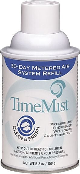 TimeMist Aerosol Refill Premium Metered Air Care, Clean & Fresh Scent