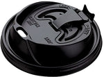 Dart® Plastic Lids, Black, 1,000/Ct