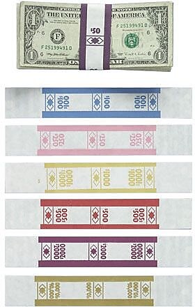 SecurIT $2,000 Currency Straps, 1000/Pack (PMF55032)