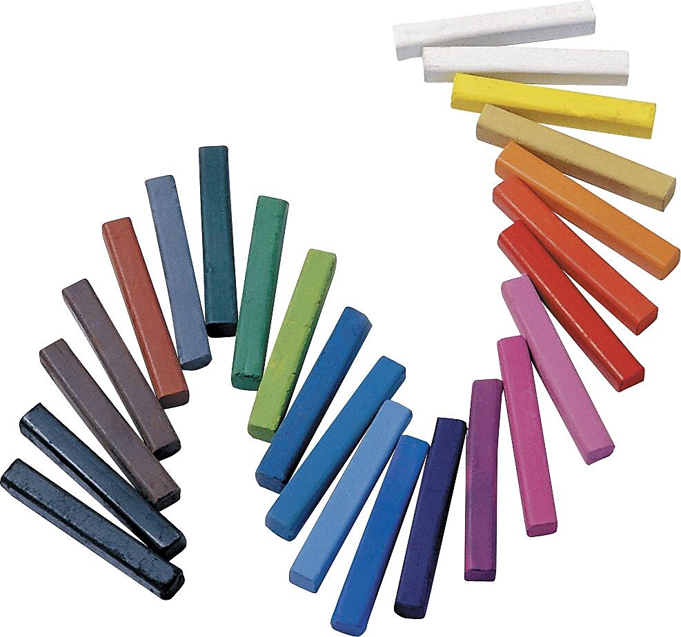 Crayola Drawing Chalk, Assorted Colors, 12/Box (51-0403)