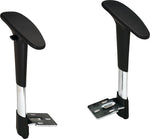 Safco Metro Adjustable Height Armrest, Black, Pair (3495BL)
