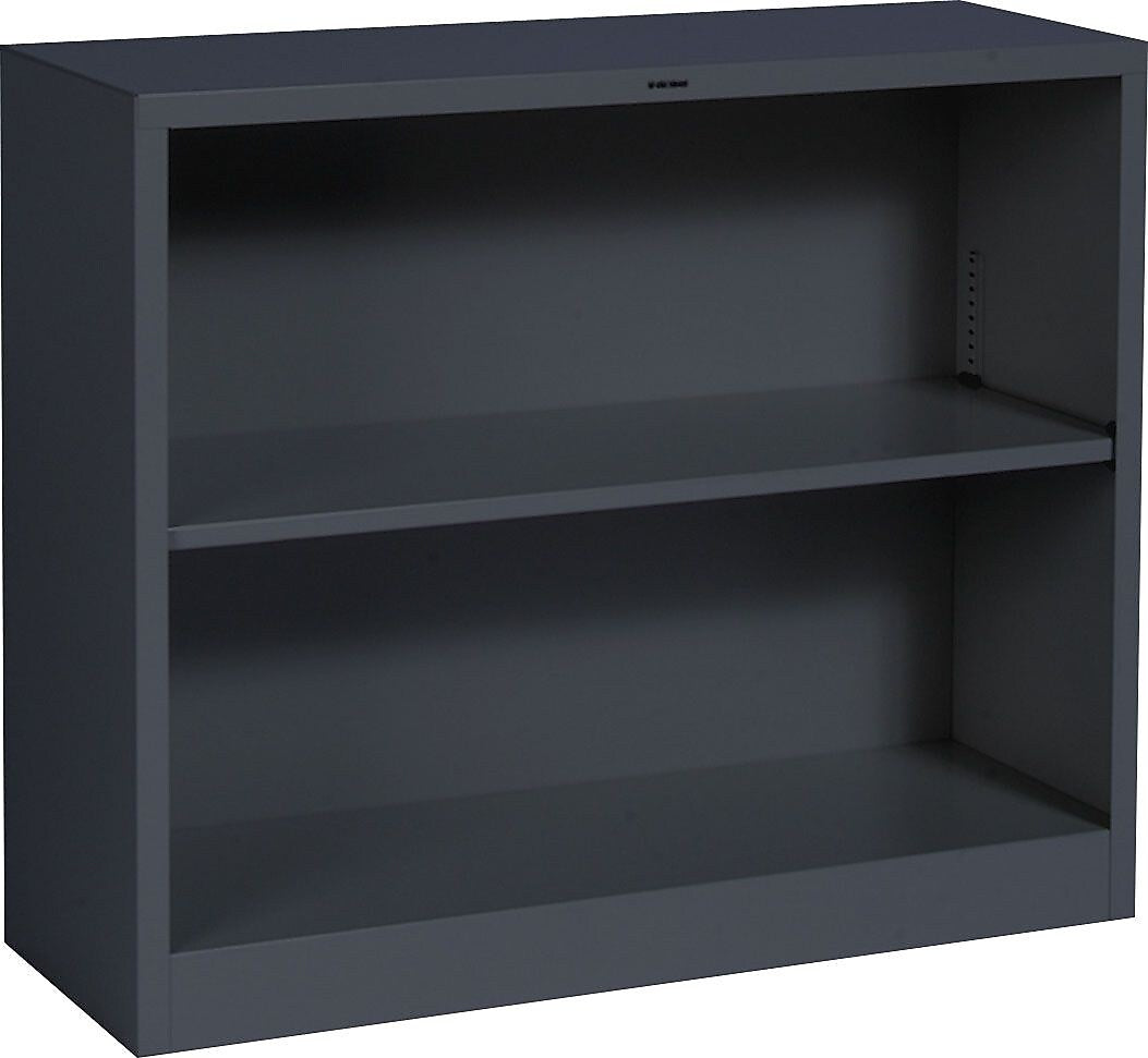 HON Brigade 29"H 2-Shelf Bookcase, Charcoal (HONS30ABCS)