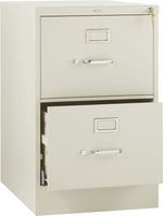 HON 510 Series 2-Drawer 25"D Vertical Files, Legal Size, Putty (HON512CPL)