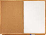Quartet Standard Cork & Dry Erase Whiteboard, 4' x 3' (QTS554)