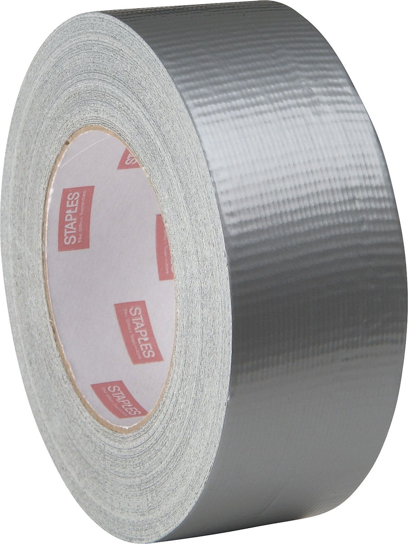 Staples General Purpose Duct Tape, 2"W x 60 yds., Silver, 1 Roll (468389-CC)