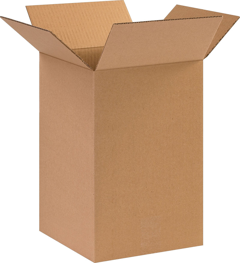 10" x 10" x 15"'' Shipping Boxes, 32 ECT, Brown, 25/Bundle(101015)