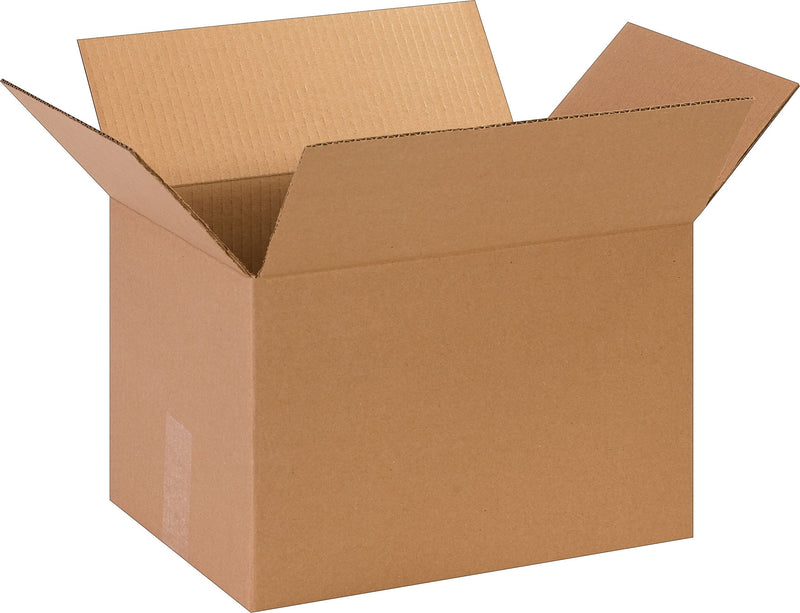 13.75" x 10.25" x 9.13" Shipping Boxes, 32 ECT, Brown, 25/Bundle (13109)