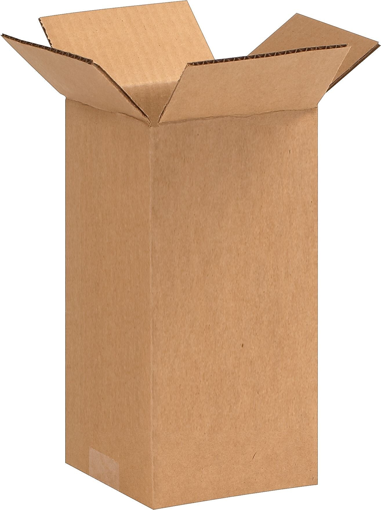 5" x 5" x 10"'' Shipping Boxes, 32 ECT, Brown, 25/Bundle(5510)