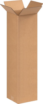 8" x 8" x 30" Shipping Boxes, 32 ECT, Brown, 25/Bundle (8830)