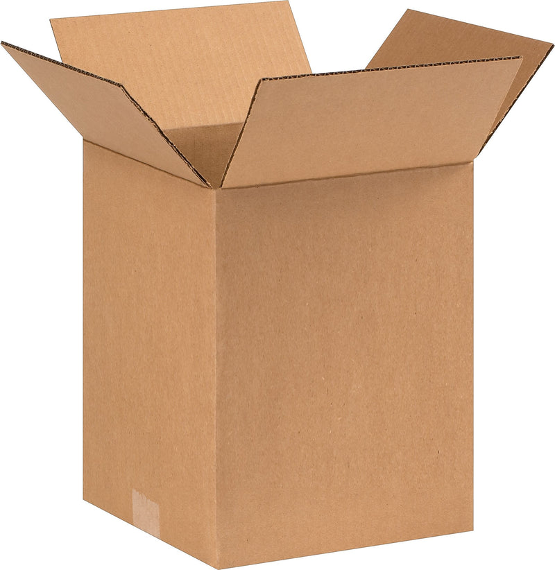 9" x 9" x 11"'' Shipping Boxes, 32 ECT, Brown, 25/Bundle(9911)