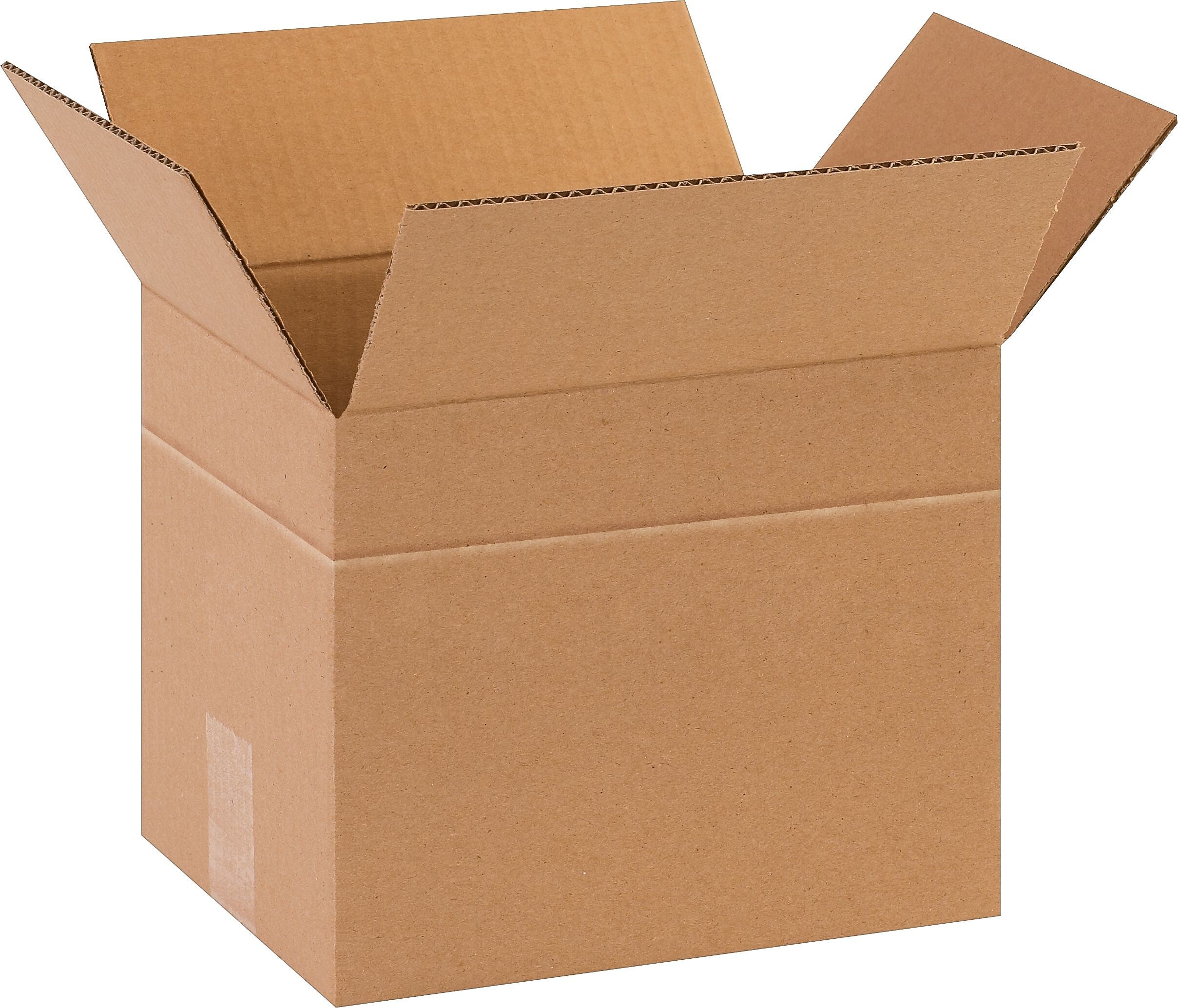 10" x 8" x 8" Multi-Depth Shipping Boxes, Brown, 25/Bundle (MD1088)