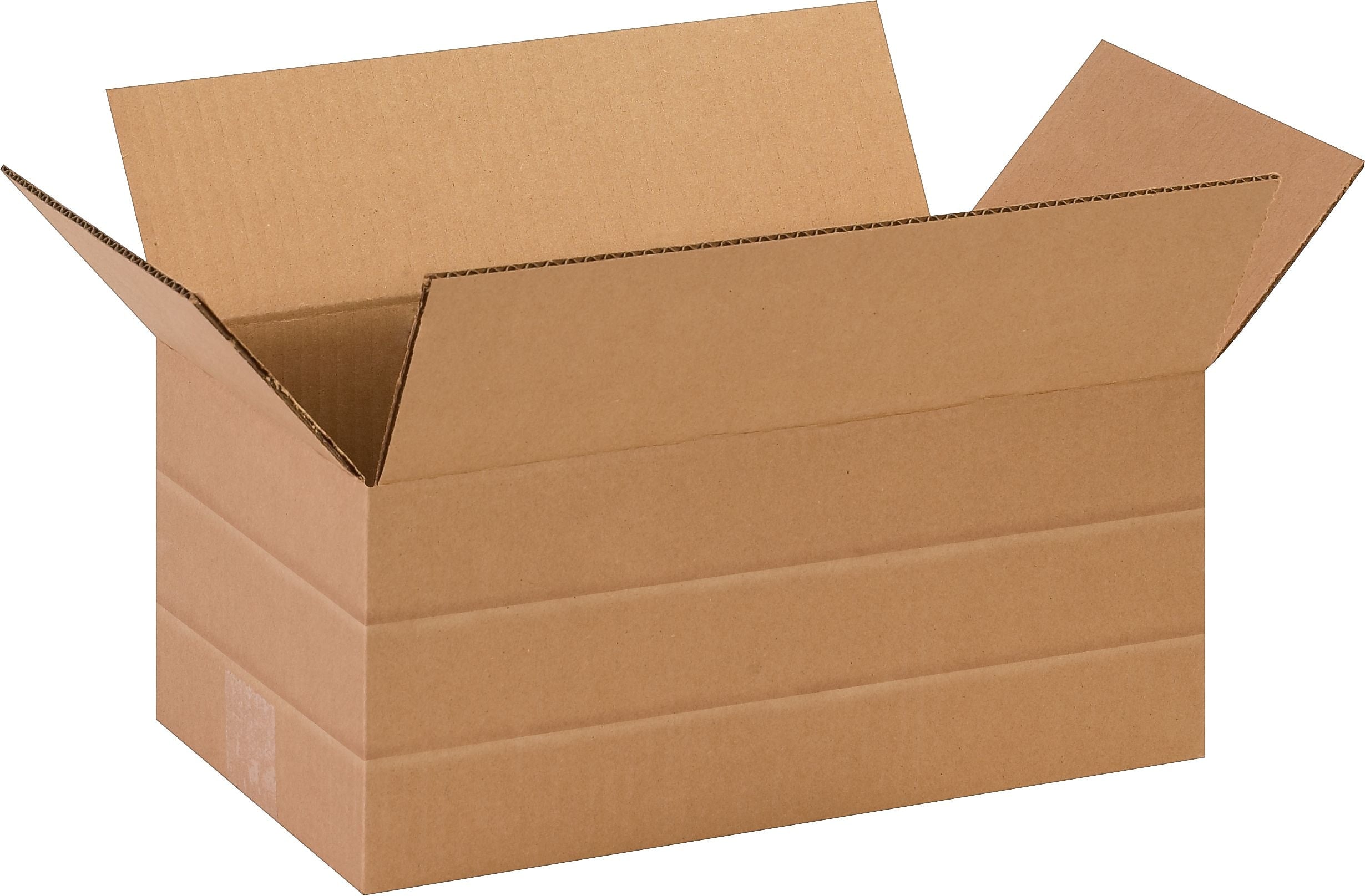 8" x 14" x 6"'' Multi Depth Shipping Boxes, 32 ECT, Brown, 25/Bundle(MD1486)