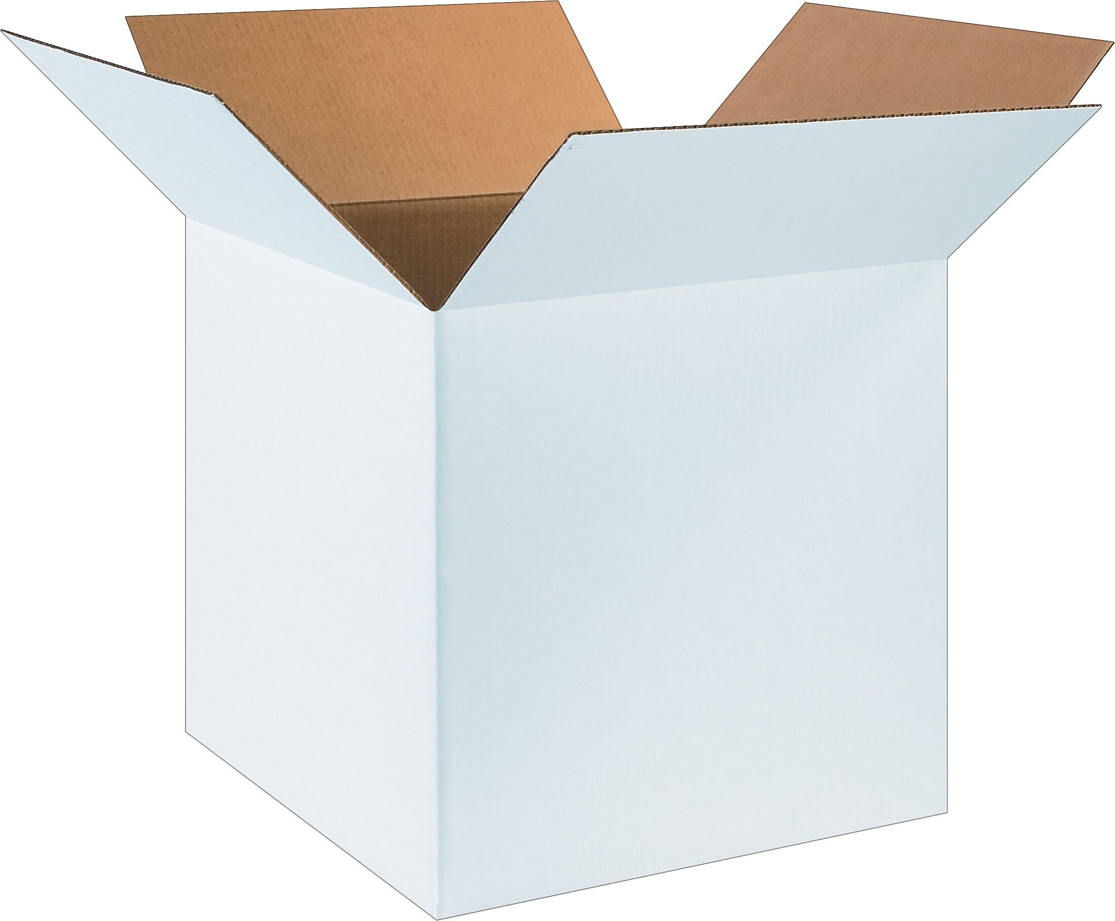 18" x 18" x 18" Shipping Boxes, White, 20/Bundle (181818W)