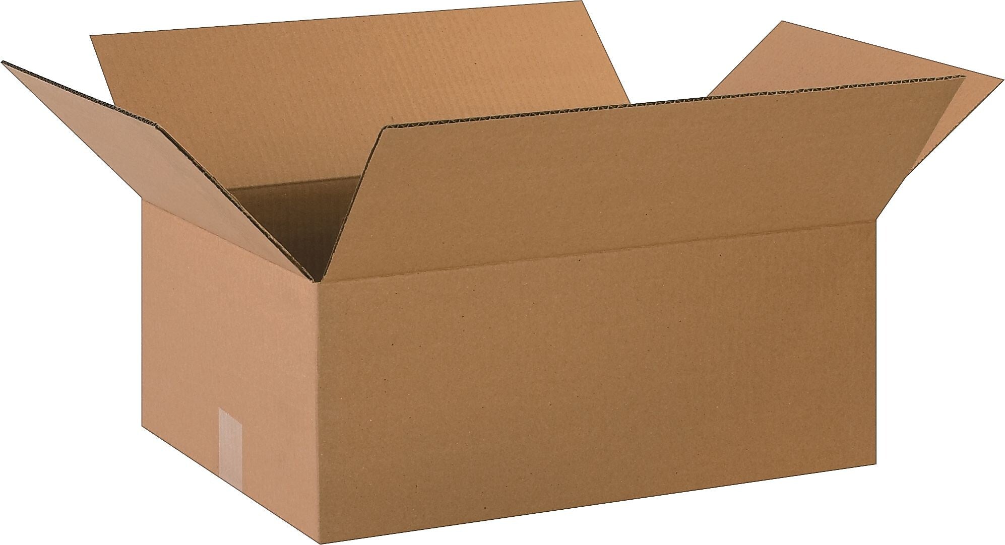 20" x 14" x 8" Shipping Boxes, 32 ECT, Brown, 25/Bundle (20148)
