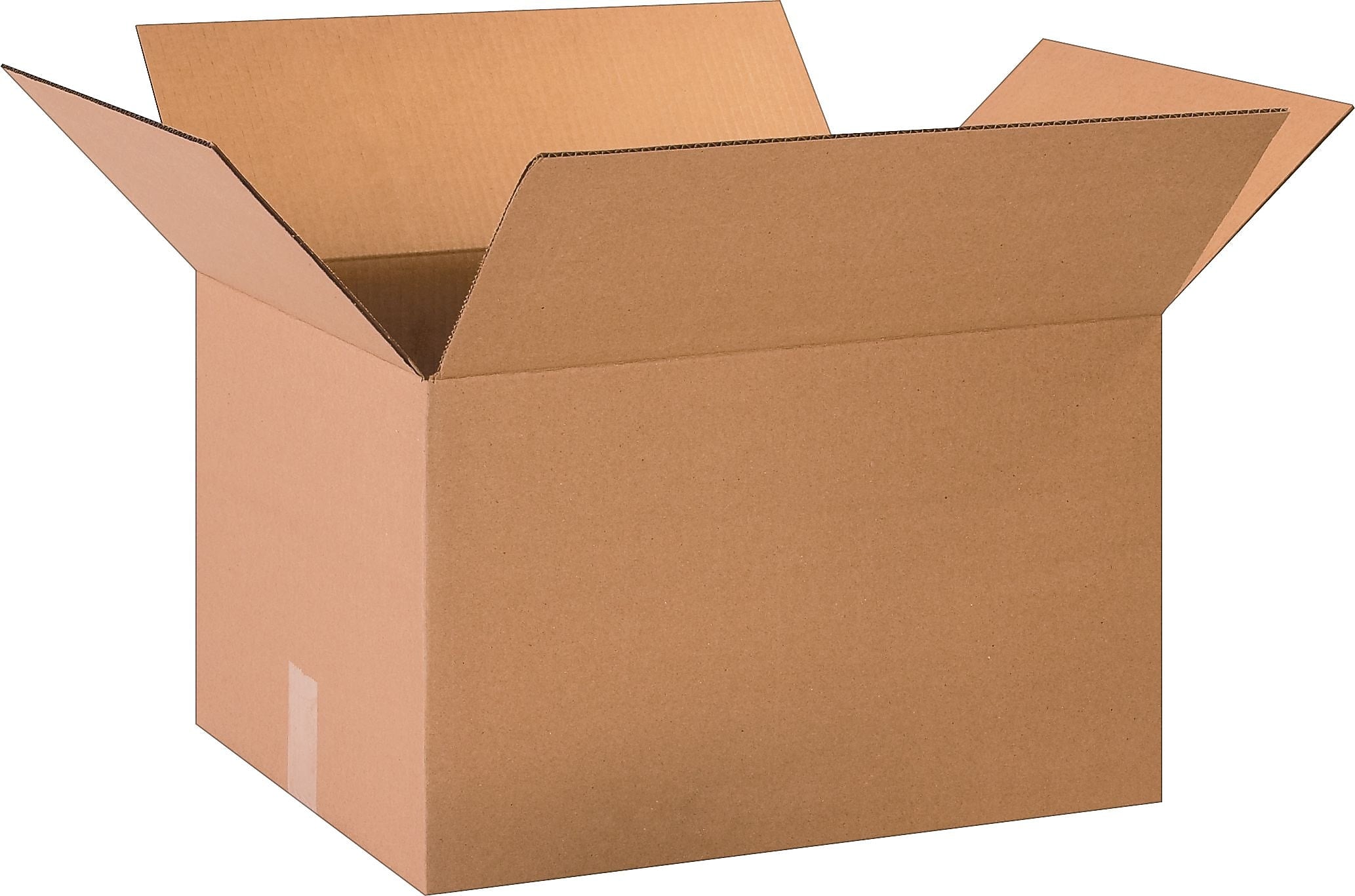13" x 12" x 18" Heavy Duty Shipping Boxes, Brown, 25/Bundle (181312)