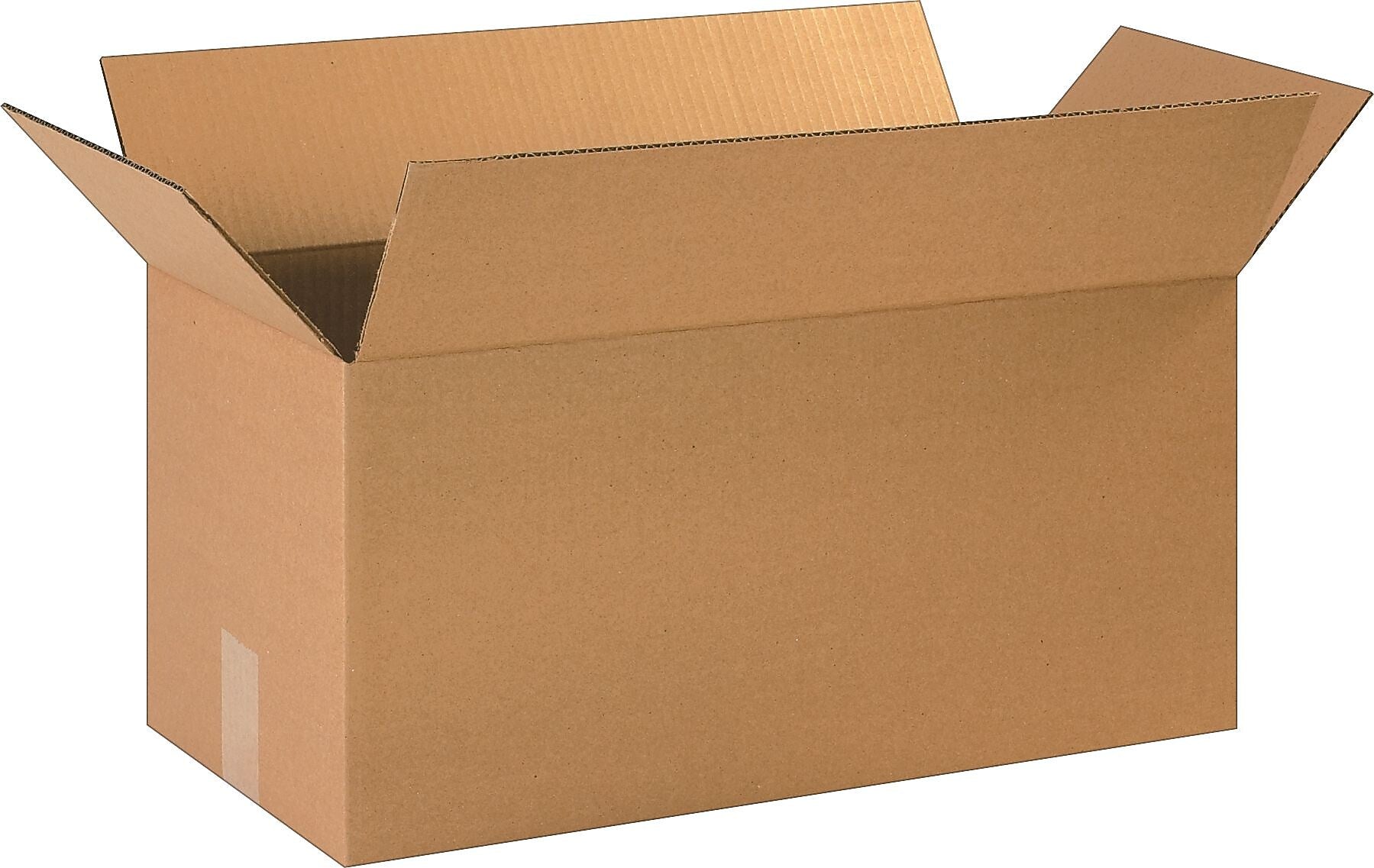 21" x 10" x 10"' Shipping Boxes, 32 ECT, Brown, 25/Bundle (211010)