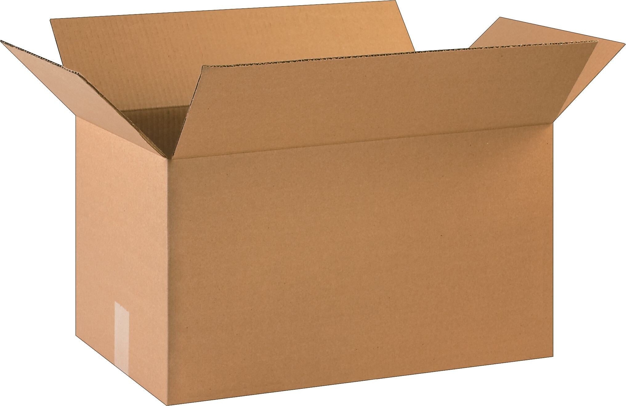 22" x 12" x 12"'' Shipping Boxes, 32 ECT, Brown, 20/Bundle(221212)