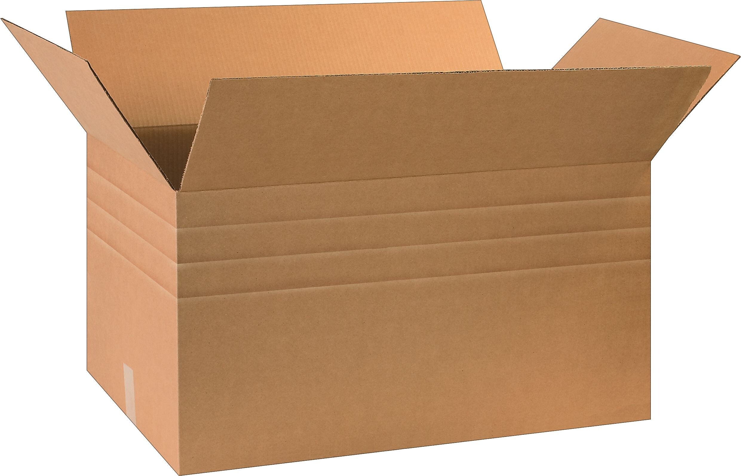 30 x 17 x 16" Multi-Depth Shipping Boxes, Brown, 15/Bundle (MD301716)