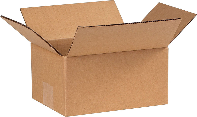 8" x 6" x 5" Shipping Boxes, 32 ECT, Brown, 25/Bundle (865)