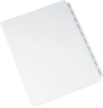 Avery Preprinted Legal Side Tab Dividers, Tab Titles Exhibit A-Z Tab, White, 8 1/2" x 11"