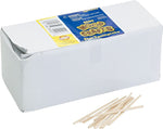 Chenille Kraft Company Flat Wood Toothpicks, Natural, 2,500/Pk (3690-01)