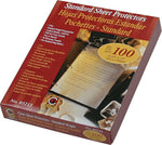 C-Line Standard Weight Sheet Protectors, Standard Gauge, 8 1/2" x 11", Clear, 100/Bx