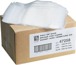 5" x 8" Reclosable Poly Bags, 2 Mil, Clear, 1000/Carton (47258)