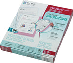 C-Line Heavyweight, Sheet Protectors, 8-1/2" x 11", Clear, 50/Box (62013)