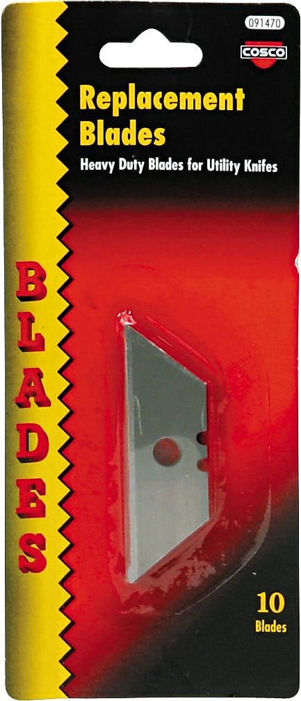 Cosco Heavy-Duty Refill Blades, 10/Pack (COS091470)