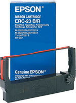 EPSON® ERC-23BR Printer Ribbon for M-250/M-260/RP265/267/TM-267A, B, C, D/TM-270, Black/Red