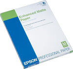 Epson Ultra Premium Matte Presentation Paper, 8.5" x 11", 50 Sheets/Pack (S041341)