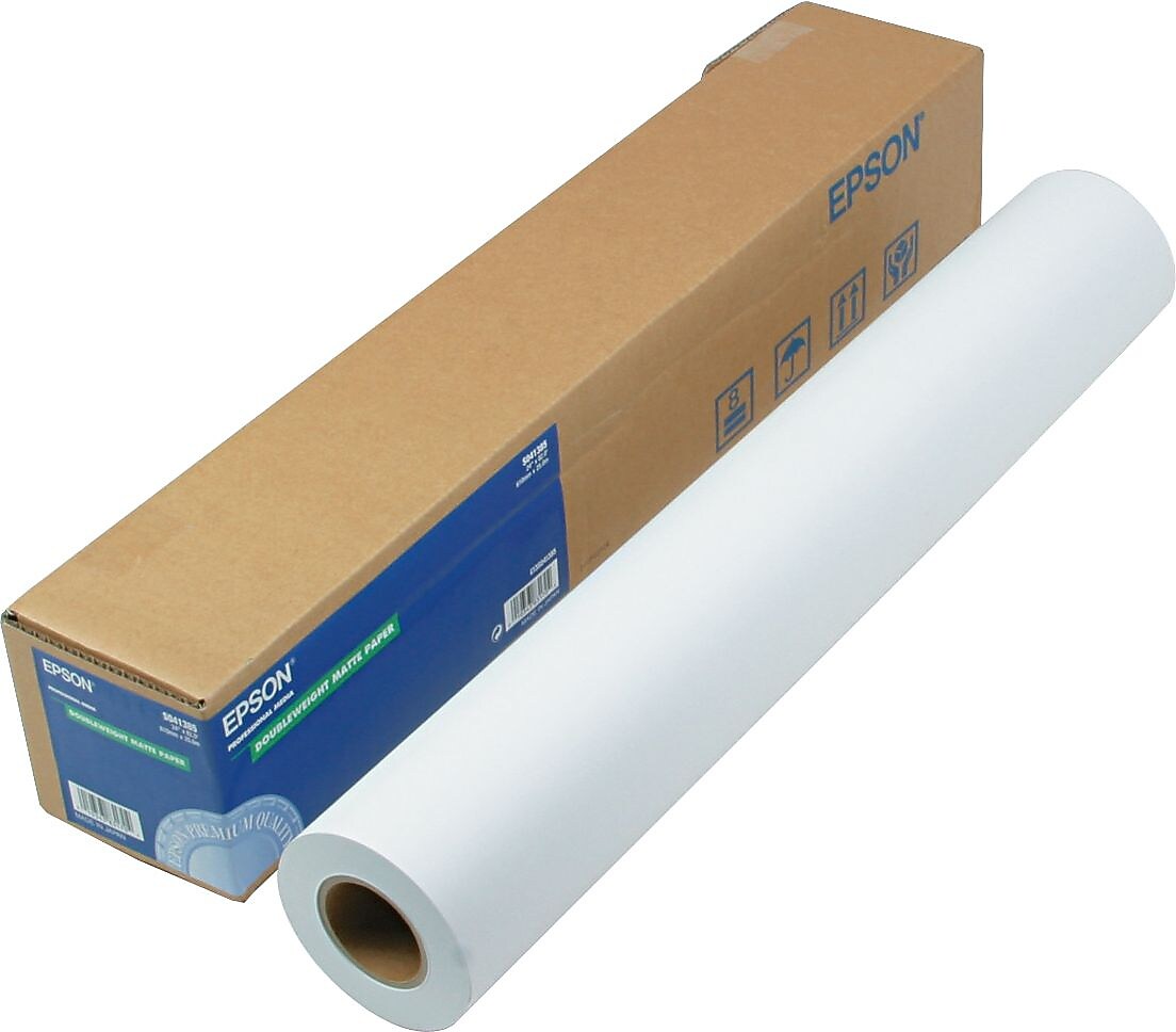 Epson Wide Format CAD Inkjet Bond Paper, 24" x 82', Matte Finish (EPSS041385)