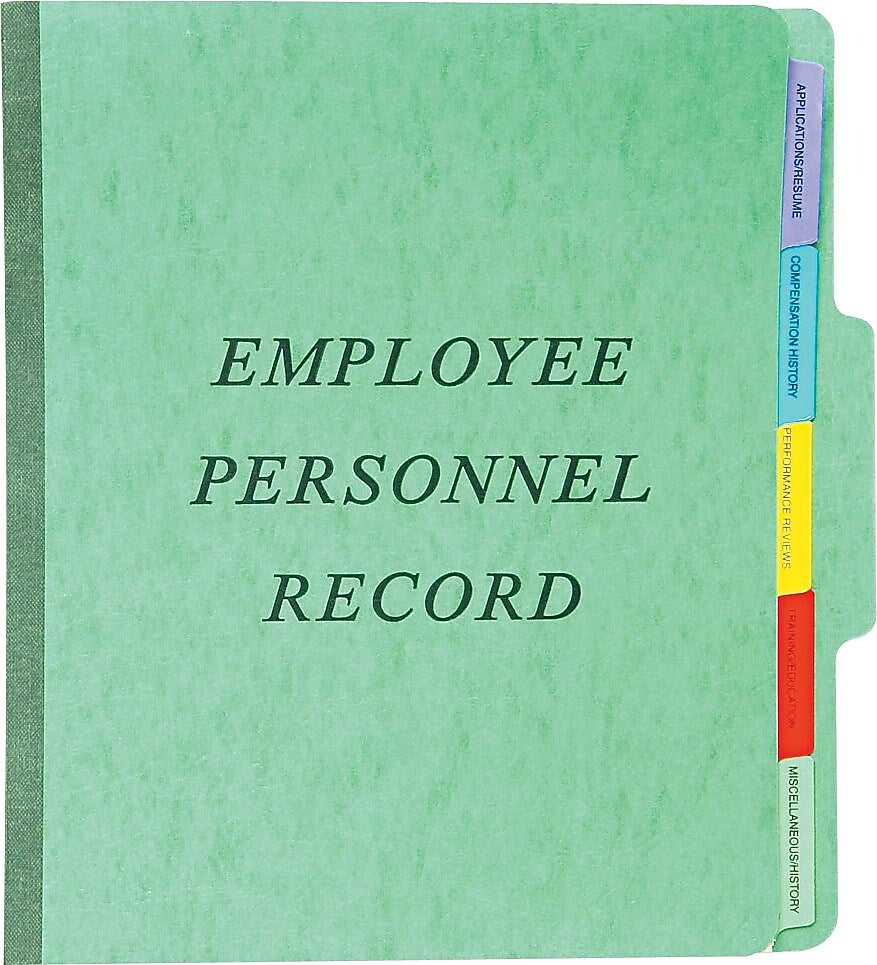 Pendaflex Classification Style Personnel Folders, Recycled, Top Tab, Green, 1/EA (SER-1-GR)