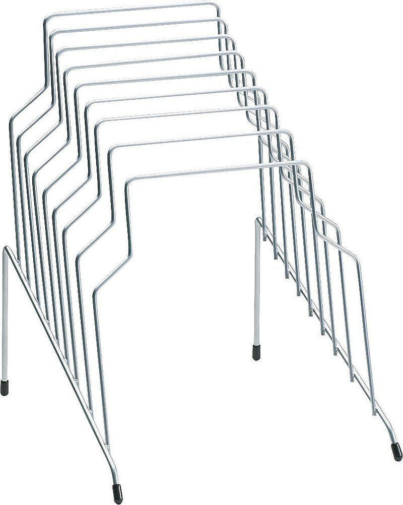 Fellowes Wire Step File 8-Compartment Silver Steel Organizer (72604)
