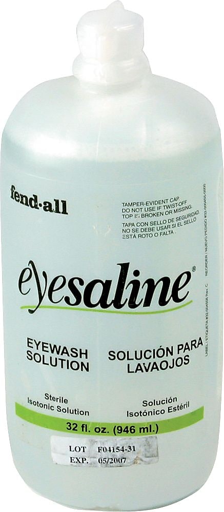 Fendall Sperian Saline Eye Wash Bottle Refill, 32 oz (320004550000)