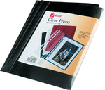ACCO Poly Clear Front Report Cover, Black, Letter size, 10/Pk
