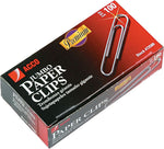ACCO, Premium Jumbo Paper Clips, Smooth Finish, Jumbo Size 1-7/8", 100/Box (72500)