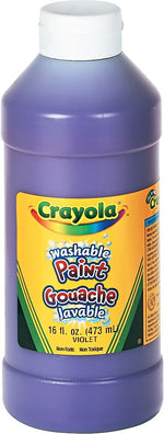 Crayola Washable Paints, Violet, 16 oz. (54-2016-040)