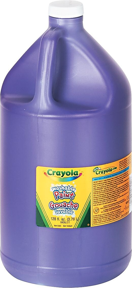 Crayola Washable Paint, 1 Gallon, Violet (542128040)