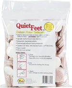 Master Caster Quiet Feet™ Deluxe Circular Noise Reducers, Beige