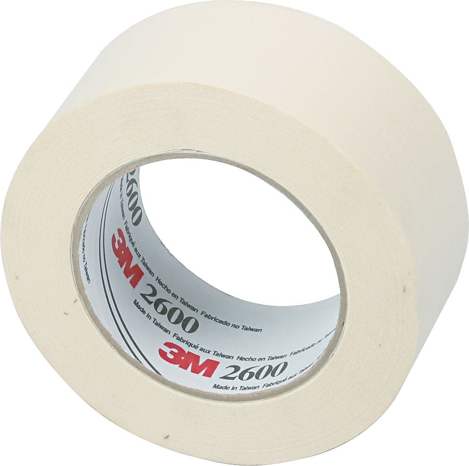 3M Highland Masking Tape, 2" x 60 yds., White (MMM26002)