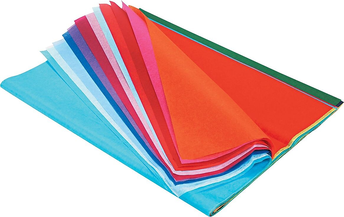 Pacon Spectra Art Tissue Paper, 20" x 30", Assorted Colors, 20 Sheets/Pack (PAC58506)