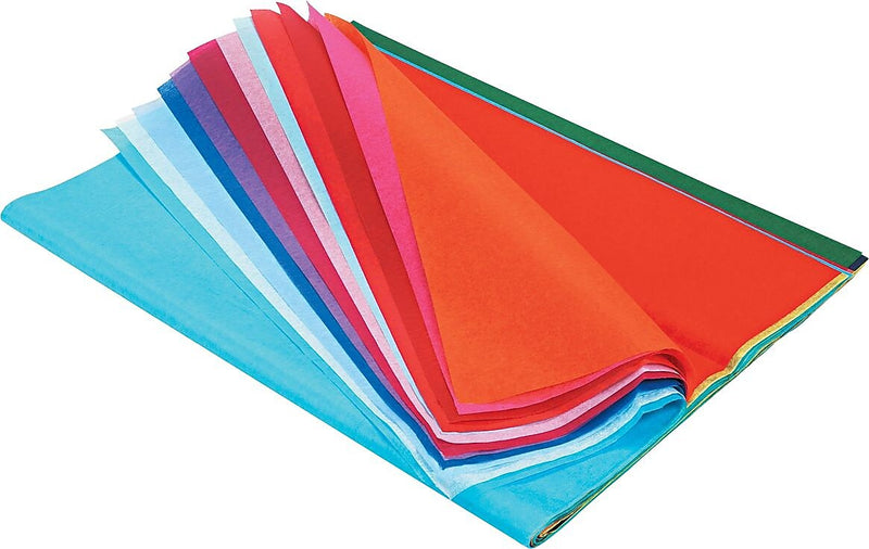 Pacon Spectra Art Tissue Paper, 20" x 30", Assorted Colors, 20 Sheets/Pack (PAC58506)
