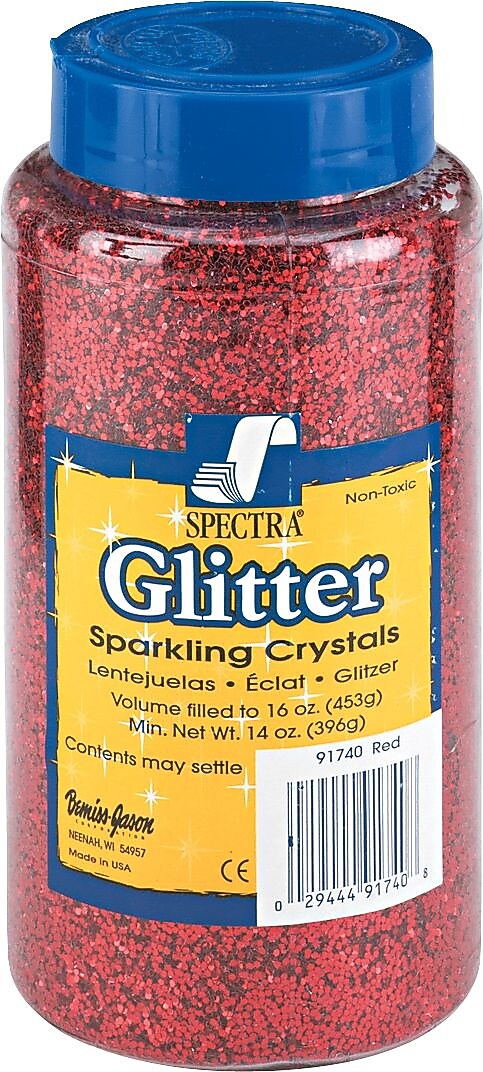 Pacon Spectra Glitter, Red