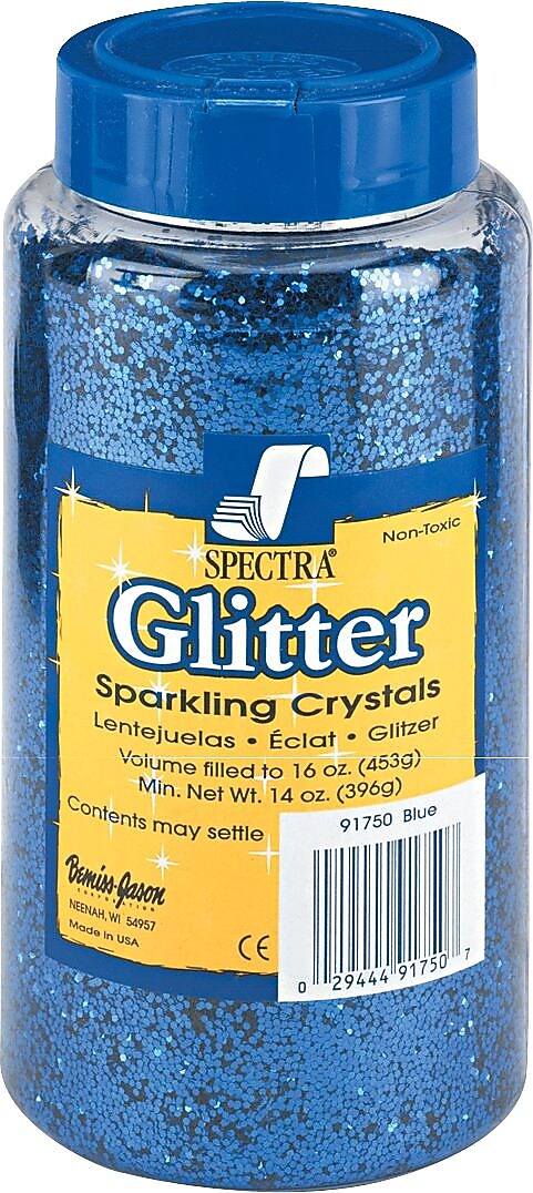 Pacon Spectra Glitter, Blue 1 lb