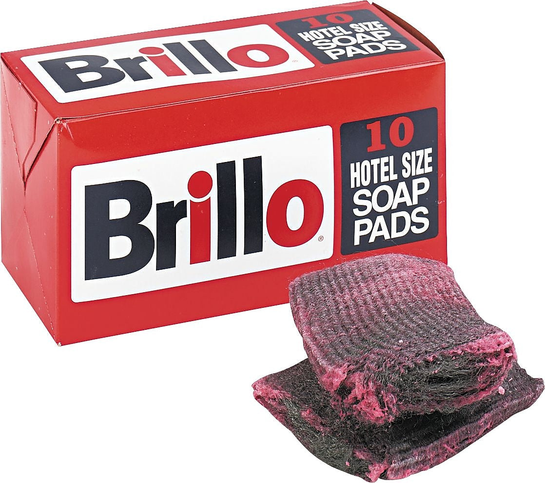 Brillo Steel Wool Soap Pads, Charcoal, 10 Pads/Pack (PUXW240000)