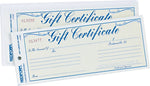 Gift Certificate W/Envelopes, Crbnls, 3-2/3"x8-1/2", BE/GD