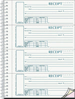 Rediform Money Receipt Book, 2 3/4" x 7", Carbonless, 120 Sets/Book (S16444WCL)