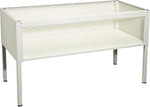 Safco® E-Z Sort® Mail Room Table Base & Shelf, Gray, 28"-36"H x 60"W x 30"D